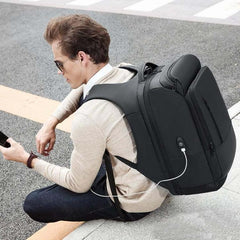 Premium Business Travel Waterproof PVC Backpack