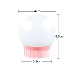 Dimmable USB Touch Control Makeup Mirror with Rotating LED Lights