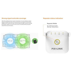 PIX-LINK WR22 300Mbps Wireless Signal Booster and Range Extender