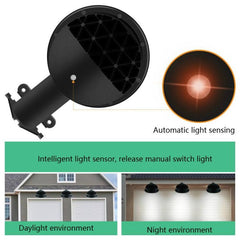 Lámpara de pared LED para exteriores con sensor IP65, resistente al agua, para jardín, patio y calle