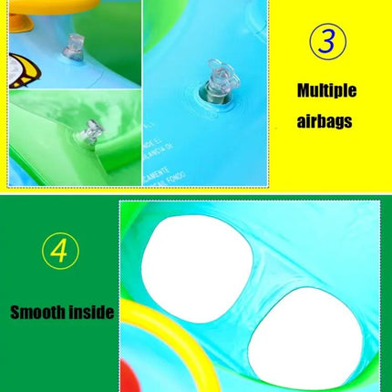 Baby Inflatable Swimming Ring With Sunshade PVC 0-3 Years | Syndmart