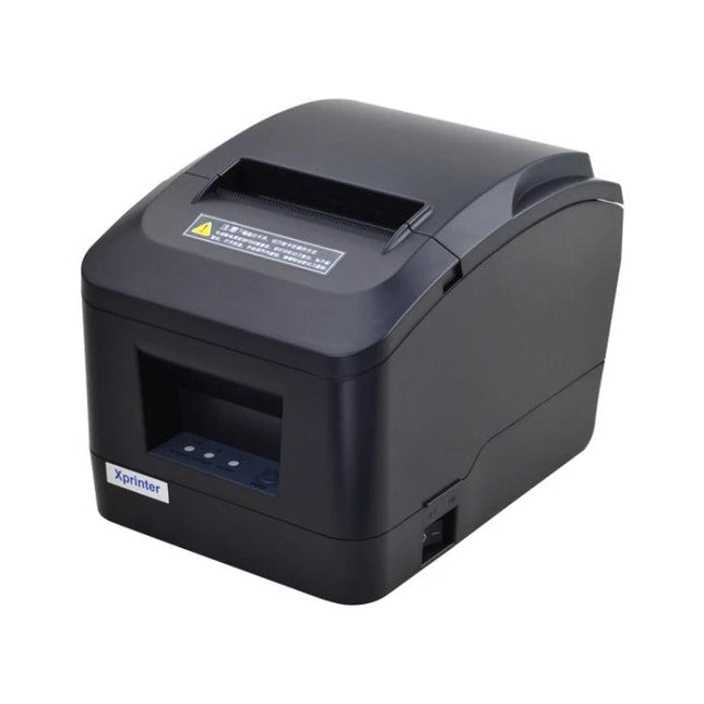 Xprinter Thermal Receipt Printer for Point of Sale Systems - compact black thermal receipt printer for retail and cafe POS