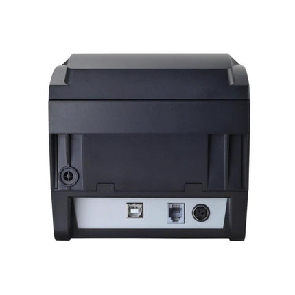 Xprinter Thermal Receipt Printer for Point of Sale Systems rear view showing USB and network ports