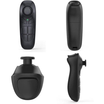 Bluetooth Remote Control for Smartphones and VR Selfies compact black wireless remote for selfies VR and presentations