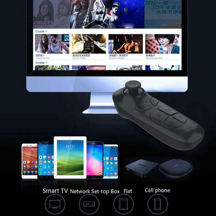 Bluetooth Remote Control for Smartphones and VR Selfies - compact wireless remote for selfies, VR headsets, smart TVs and presentations