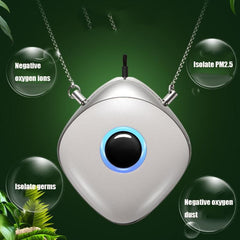 Mini Negative Ion Air Purifier Necklace - Portable Household Air Cleaner