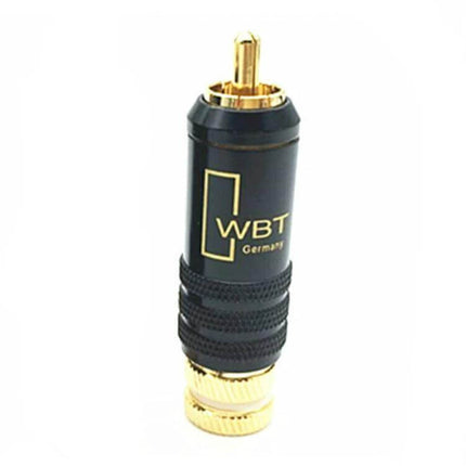 RCA Lotus Plug with Gold-Plating for Audio Connections copper-based gold-plated RCA connector for speakers and amplifiers