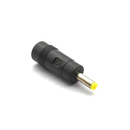 DC Power Conversion Adapter for 5.5mm to 4.0mm Connectors, 50 Pack - single black metal/plastic adapter for converting 5.5mm to 4.0mm plugs
