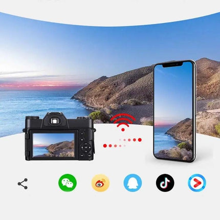 Compact Digital Camera With 3 Inch Screen For Travel