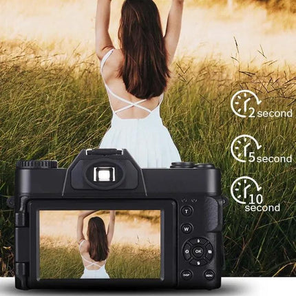 Compact Digital Camera With 3 Inch Screen For Travel