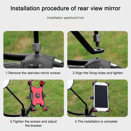 Bike Phone Holder 360 Degree Rotatable Mount For Handlebar | Syndmart