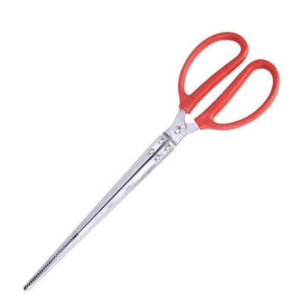 Rice Eel Clip Tongs For Crabs And Lobsters 38/52/62 Cm - metal jaws with red plastic handles for gripping eels, crabs and lobsters