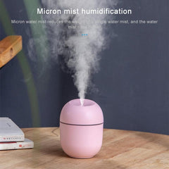 Ultrasonic Aromatherapy Humidifier with USB Power and Silent Operation for Home and Bedroom