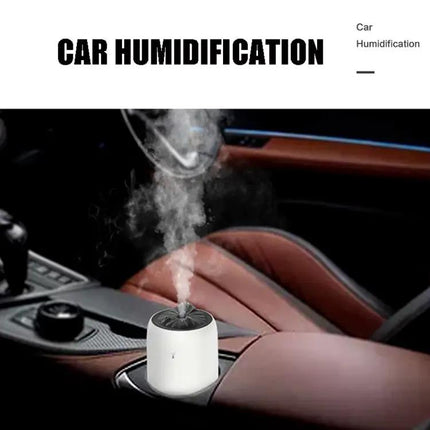Car Portable Humidifier Pearl White With Night Light