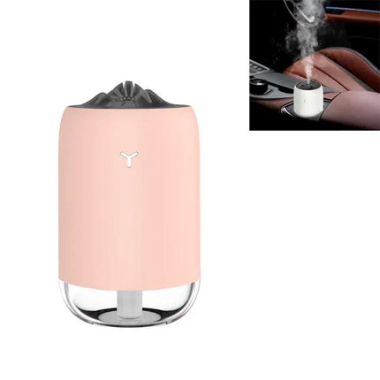Car Portable Humidifier Pearl White With Night Light