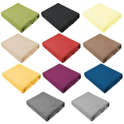 Lazy Sofa Bean Bag Chair Cover 70x80cm, Soft Fabric - Multiple Solid Color Polyester Covers Folded