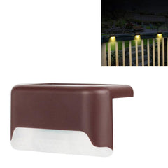 Outdoor Solar LED Staircase & Railing Lights - Waterproof Garden Landscape Illumination