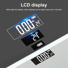 Smart Human Body Weight and Fat Measurement Scale with Tempered Glass Surface