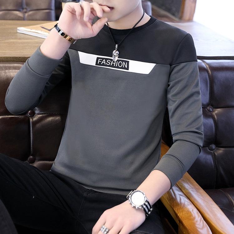 Slim Fit Long Sleeve Round Neck Printed Sweatshirt