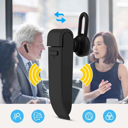 A Practical Voice Translator for Daily Travel Conversations Bluetooth earphone translator device for meetings and travel