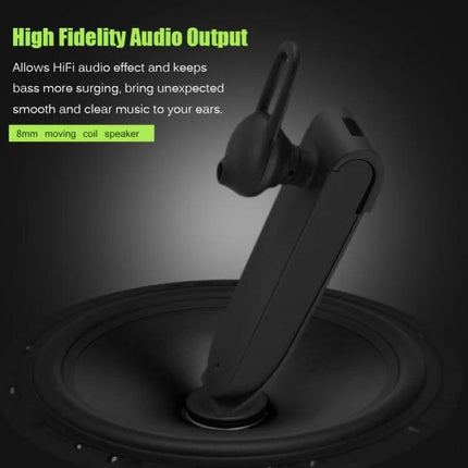 A Practical Voice Translator for Daily Travel Conversations Bluetooth earphone translator showcasing high fidelity audio output and sleek earbud design