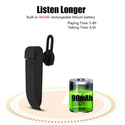 A Practical Voice Translator for Daily Travel Conversations Bluetooth earphone translator with 90mAh battery, 5-8h play, 4.5h talk