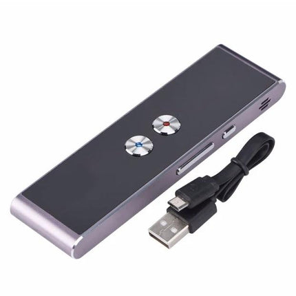 Salange Portable Translator for Everyday Travel and Learning handheld two-button voice translator with USB cable for on-the-go language support