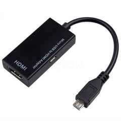 Micro USB to HDMI 1080P Adapter Cable for MHL Devices - Compatible with Samsung Galaxy and HUAWEI