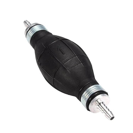Manual Fuel Pump With Check Valve, Universal 6mm To 12mm - compact black hand primer bulb for diesel and gasoline onboard fuel transfer