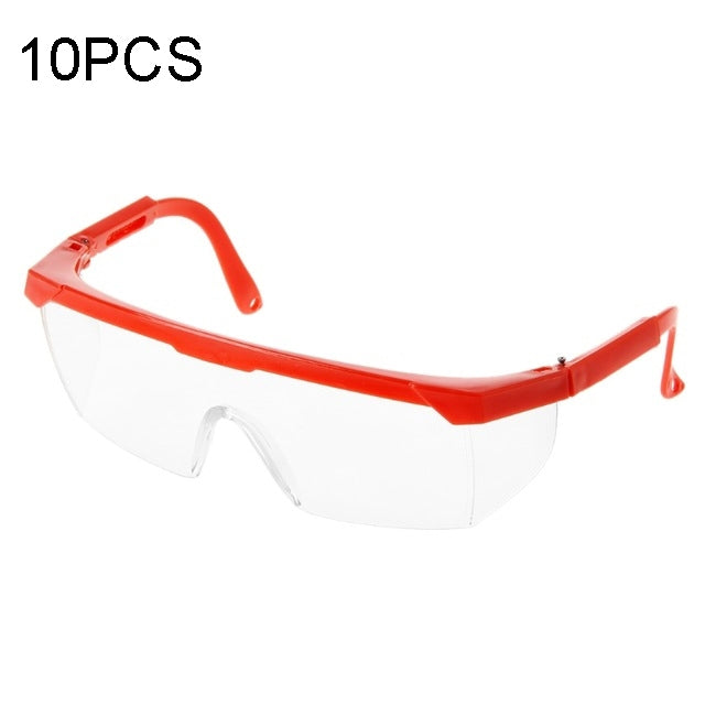 Lot de 10 lunettes de sécurité d'extérieur pour protection des yeux, lunettes de travail dentaire