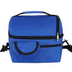 Insulated Waterproof Lunch Bag - Reusable Multifunctional Zippered Lunch Box