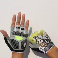 Half-Finger Shock-Absorbing Fitness Gloves for Cycling and Weight Training