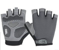 Half-Finger Shock-Absorbing Fitness Gloves for Cycling and Weight Training