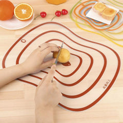 Set of 6 Flexible, Eco-Friendly Transparent PP Cutting Boards for Kitchen Use