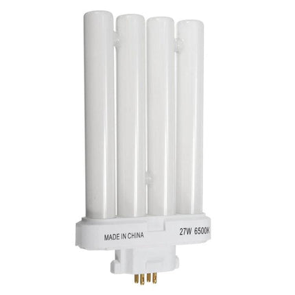 Compact Fluorescent Tube for Everyday Indoor Lighting Solutions - 27W 6500K cool white plug-in CFL bulb