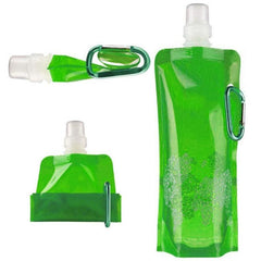 Ultra-Compact 0.5L Foldable Silicone Hydration Flask - Lightweight and Waterproof Bottle for Hiking and Outdoor Adventures