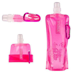 Ultra-Compact 0.5L Foldable Silicone Hydration Flask - Lightweight and Waterproof Bottle for Hiking and Outdoor Adventures