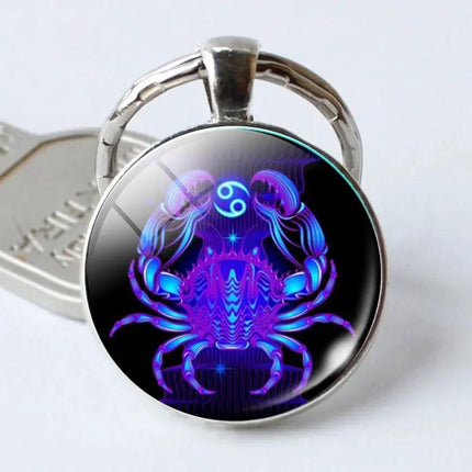 Zodiac Sign Keychain Constellation Pendant For Everyday Use | Syndmart
