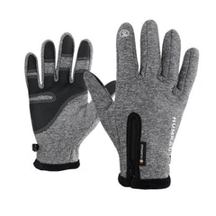 Smart Fleece Touch Screen Gloves for Outdoor Enthusiasts - Non-Slip Ski & Motorcycle Gear