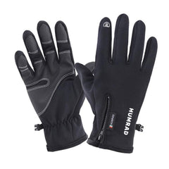 Smart Fleece Touch Screen Gloves for Outdoor Enthusiasts - Non-Slip Ski & Motorcycle Gear