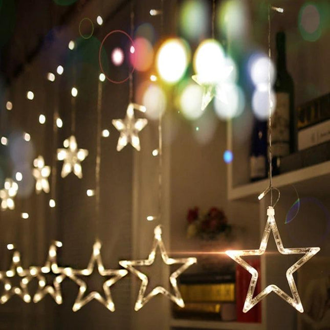 LED Icicle Curtain Lights 1 To 5m Outdoor Christmas Decor