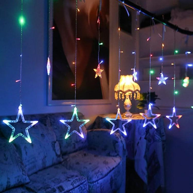 LED Icicle Curtain Lights 1 To 5m Outdoor Christmas Decor | Syndmart