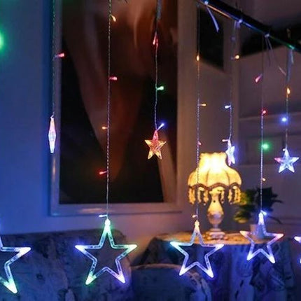 LED Icicle Curtain Lights 1 To 5m Outdoor Christmas Decor