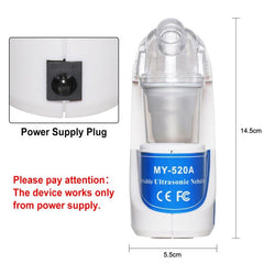 Ultrasonic Nebulizer for Home Use - Mini Facial Moisturizer for All Ages