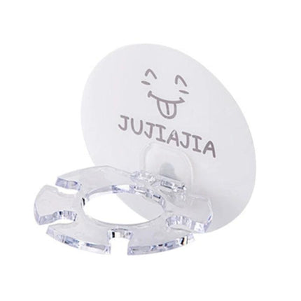 Bathroom Organizer for Toothbrush and Toothpaste Storage clear wall-mounted suction cup toothbrush and toothpaste holder