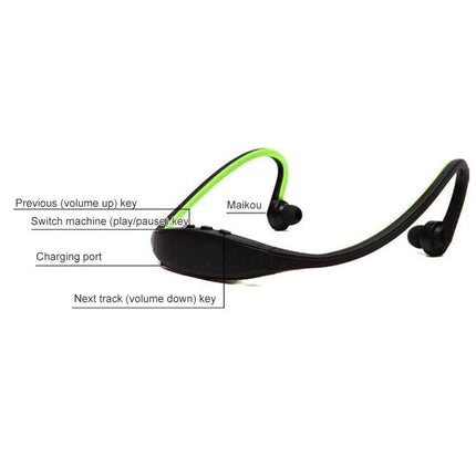 HEONYIRRY Wireless Sports Earphones With Mic For Running over-ear Bluetooth sports headset with mic and controls