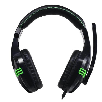Salar Wired Stereo Headset With Microphone For Calls And Music black headset with 2.0m cable, 3.5mm jack, omnidirectional mic