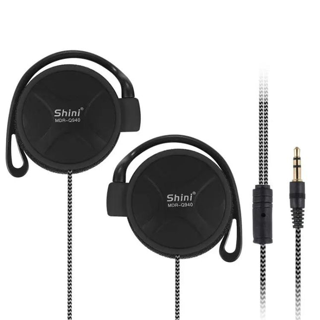 Shini Q940 3.5mm Super Bass EarHook Earphone for Mp3 Player Computer Mobile | Syndmart