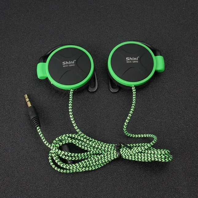 Écouteurs contour d'oreille Shini Q940 3,5 mm Super Bass pour lecteur MP3, ordinateur, mobile