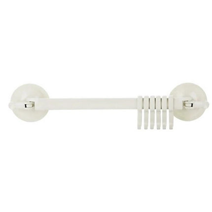 Practical Wall Hook for Everyday Towel Storage in Kitchen or Bathroom - white PET/PE suction towel bar for dish and hand towels